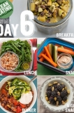Pro detailní rozpis receptů a zobrazení přípravy klikněte na stránky [http://www.buzzfeed.com/christinebyrne/clean-eating-challenge-day-6#2bkvxjh www.buzzfeed.com v angličtině zde]