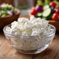 Srovnání obsahu tuku v měkkých sýrech: Cottage, Tvaroh, Ricotta, Lučina a Mascarpone