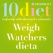 === Weight Watchers dieta ===
Weight Watchers dieta, která existuje již více než 40 let je založena na takzvaném ProPoints bodovacím systému. Každá potravina má určitou hodnotu bodů podle obsahu proteinů, karbohydrátů, tuků a vlákniny. Jde o dietu založenou v podstatě na kontrole kalorií, převedenou na osobní denní hodnotu ve formě bodů. Je logické, že nezdravé potraviny jako jsou sladkosti nebo limonády mají vyšší počet bodů než zelenina nabo ovoce, které můžete v dietě konzumovat prakticky bez omezení. V rámci Safety Net - záchranné sítě - si můžete třeba za cvičení body z celkového denního plánu odečíst. Kdo je na dietě Weight Watchers dostane zároveň individuální cvičební plán a na každotýdenních setkáních dostává podporu a je motivován k dlouhodobé změně stravovacích návyků a živostního stylu. Obvyklý úbytek váhy je 1 kg týdně.

=== Pro ===
V dietě Weight Watchers nejsou zakázaná jídla ani pití, pokud ovšem nepřekročíte určenou výši ProPoints bodů, které zjednodušují orientaci v kalorických hodnotách jídel.

=== Proti ===
Když začnete s dietou Weight Watchers může zabrat více času nastavení správného bodovéh systému. Někteří lidé se mohou cítít tlačeni k nákupu značkových WeightWatchers dietních produktů.

==== Hodnocení dietologů ====
Bodovací systém diety WeightWatchers je dobře nastaven z hlediska dlouhodobých změn ve stravovacím režimu. Podpůrné skupiny mohou pomoci s motivací a vzděláváním ohledně zdravého životního stylu. Ve chvíli kdy přestanete s dietou WeightWatchers, je třeba dobře chápat souvislosti mezi body a kaloriemi, aby se váha nevrátila na původní hodnoty.

Více o dietě na:
 [https://welcome.weightwatchers.com www.weightwatchers.com]