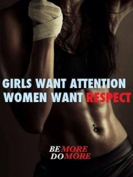 Holky chtějí pozornost - Ženy chtějí respekt 