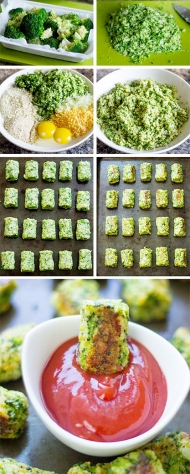 Dietní brokolicové pečené karbanátky