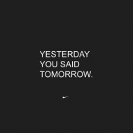 Včera sis řekla až zítra
